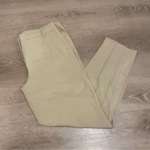 Nautica trouser pants tan size 12 inseam 27”
